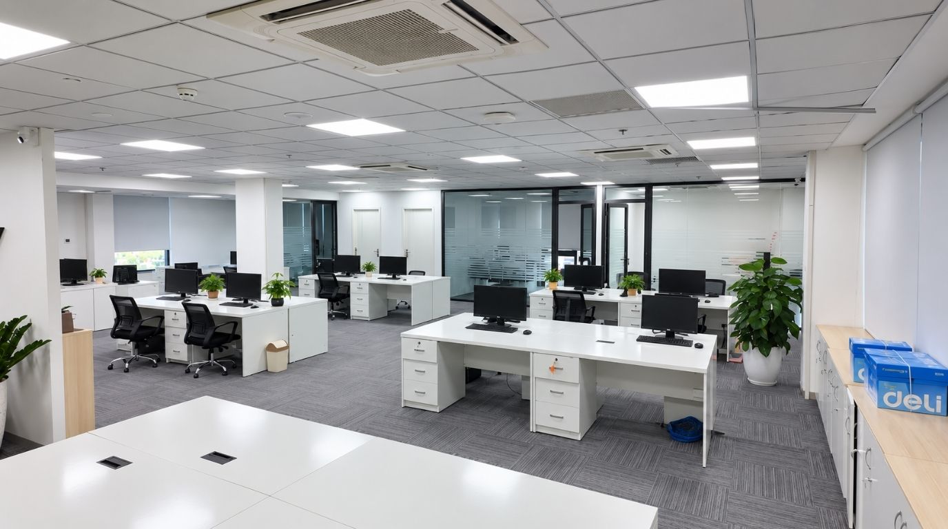 Văn Phòng Trọn Gói Tầng 9 Gems Empire Tower: Hành Trình Từ Khảo Sát Đến Bàn Giao